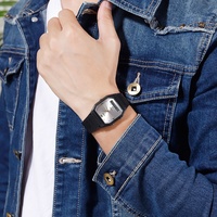 Montre électronique de sport pour homme Time Beauty Skmei, affichage analogique-numérique, bracelet en acrylique, étanche 50 m, montre de couple