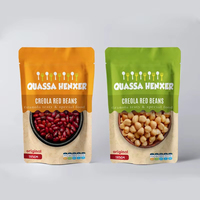 Sachet Doypack OEM Mat Personnalisé avec Logo Imprimé, Qualité Alimentaire, Refermable avec Fermeture Éclair, pour Café, Thé, Snacks, Emballage Flexible