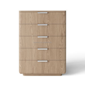 FERLY Ensemble de meubles modernes pour chambre à coucher Commode de luxe en bois massif de chêne avec <span class=keywords><strong>plusieurs</strong></span> tiroirs - Product Image 4