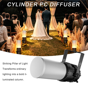 ปลอกครอบไฟ LED Par Light แบบทรงกระบอก/ทรงกลม พร้อมบานประตูแบบ Barn Door สำหรับยึดติดแบบ Universal One to Two Bracket สำหรับงานเวทีและให้เช่า - Product Image 6