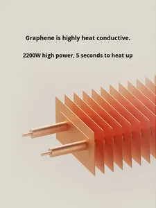 Nuevo Calentador de Base de Grafeno <span class=keywords><strong>Xiaomi</strong></span> Mijia 2 - Calentador Eléctrico de Bajo Consumo para Hogar y Baño - Product Image 3