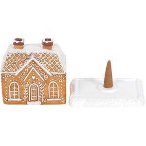 Ywbeyond Home Decoration Lebkuchen haus Weihrauch brenner, Weihnachten Winter Weihrauch kegel brenner, Schornstein kabine Weihrauch halter - Product Image 3