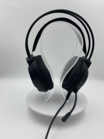 Headset Gaming Berkabel Over Ear dengan Lampu RGB USB+3.5mm, Headphone Gamer dengan Mikrofon & Headband yang Dapat Disesuaikan, Colokan USB 3.5mm Siberia S-G7