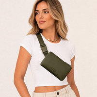 Sac de transport portable pour chiots avec logo personnalisé, sac à bandoulière pour promenades et courses, pochette d'entraînement pour animaux de compagnie en néoprène, sac de taille pour friandises pour chiens