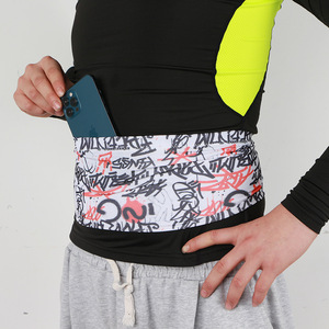 Marsupio Leggero da Corsa con Porta Bottiglia d'Acqua e Scomparto per Telefono, Unisex, Taglie S/<span class=keywords><strong>M</strong></span>/L, Ideale per Maratone - Product Image 1