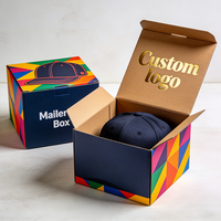 Boîtes à chapeaux de luxe pour l'expédition – Emballage personnalisé pour casquettes de camionneur et casquettes snapback