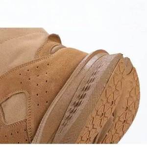Bottes en daim pour homme, hauteur cheville, bout rond, lacets, doublure en maille respirante, semelle extérieure en caoutchouc, semelle intermédiaire en EVA, couleur unie, toutes saisons - Product Image 5