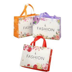 <span class=keywords><strong>Sac</strong></span> de courses écologique réutilisable en non-tissé de haute qualité, économique, recyclable, très vendu, avec logo personnalisé - Product Image 3