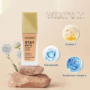 Base de Maquillaje de Alta Calidad, <span class=keywords><strong>Crema</strong></span> Correctora de Color, Vitamina <span class=keywords><strong>C</strong></span>, Niacinamida, Base Líquida de Cobertura Total - Product Image 4