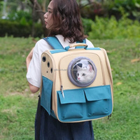 Sac de transport pour animaux de compagnie grande capacité, respirant, panoramique, pliable, à porter à la main ou à l'épaule, pour chiens et chats, idéal pour les sorties quotidiennes