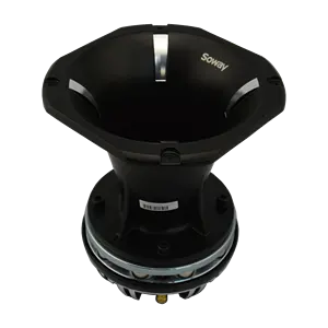 PRO 3" TITANIUM COMPRESSION DRIVER TWEETER WITH HORN DRIVER UNIT 1200 WATTS 2 inch THROAT SPEAKER & HORN