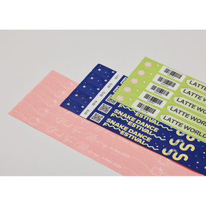 [AnyWristband] Bracelets recyclables en TYVEK entièrement colorés, type connecté 19 mm (3/4 po) pour le contrôle des foules - Product Image 1