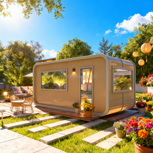 Casa Contenedor Combinable Tipo Cabaña Apple con Divisiones Empalmables, Cabaña Apple Móvil Prefabricada para Uso como Oficina <span class=keywords><strong>de</strong></span> Correos - Product Image 1