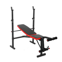 Banc de musculation réglable avec support pour haltères, idéal pour le bureau et la maison – Grande réduction