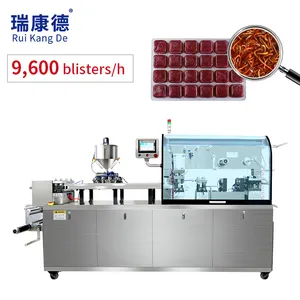 DPP-260S Liquid Blister Packaging Pack Machine Red Worm Blister Packing Machine