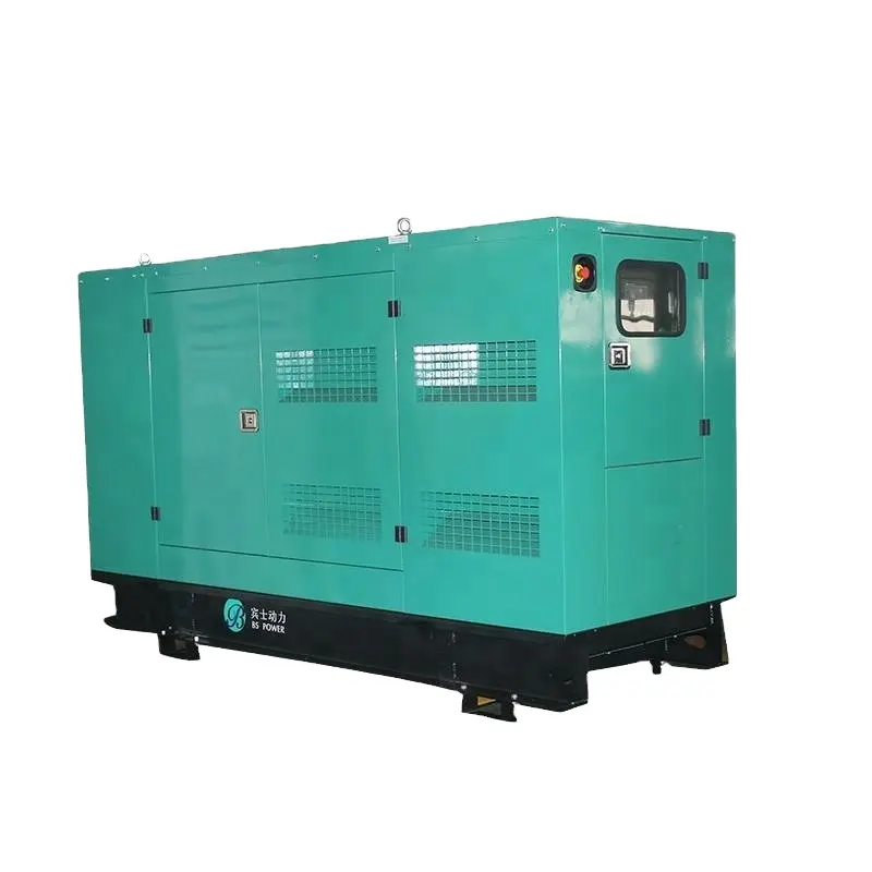 160kw 200kva gerador silencioso/aberto, três fases 50kva 100kva compacto dcec ccec motor diesel genset