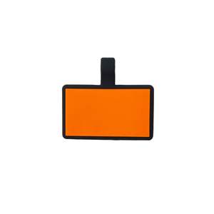 OKSILICONE 15 vorhandene Farben für Sie wählen können Lase Haustier Name Informationen Rechteck Form leer ID Silikon Haustier Tag - Product Image 3