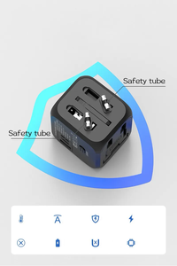 Siêu nhanh sạc Adapter phổ nhiều quốc gia tất cả trong một chuyển đổi ổ cắm điện sạc du lịch quốc tế cắm - Product Image 4
