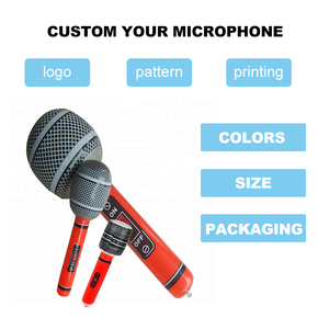 Mart đồ chơi cho trẻ em 24cm 35cm đầy màu sắc Inflatable <span class=keywords><strong>Microphone</strong></span> thổi lên Masquerade bên âm nhạc nhạc cụ âm nhạc - Product Image 2
