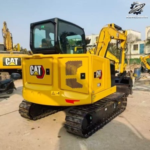 Mini-excavatrice sur chenilles CAT306 d'occasion, 6 tonnes, godet de 0,2 m³, marque japonaise d'origine, petite excavatrice de chantier, faible nombre d'heures, bon état - Product Image 5