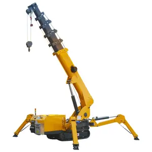 Spider Crane Crawler Self-propelled Folding Arm Crawler Crane 3-ton 5-ton 8-ton Micro Hydraulic Spider Crane