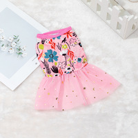 Source Usine Nouvelle Arrivée Doux Confortable Maille Chien Princesse Jupe D'été Mignon Chien Robes