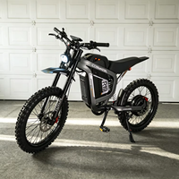 Moto tout-terrain électrique R19 9000W 72V à batterie lithium, couple élevé, 19 pouces, double suspension, tout-terrain, jungle, montagne, terrain accidenté