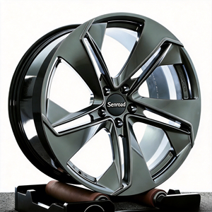 Jantes forgées sur mesure 5*112 5*114.3 16 17 1819 20 pouces Gris canon de fusil Monobloc pour Mercedes-Benz BMW Honda Chevy Infiniti - Product Image 2