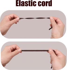6mm 1/4 Inch 55 Yards Round Rubber Elastic Band Heavy Duty Stretchy for Sewing Pants Clothing Hair Bands Bags Garment DIY Crafts - Product Image 3