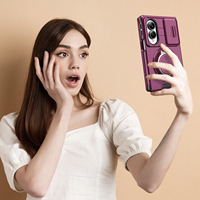 Coque de protection d'appareil photo magnétique puissante pour Samsung Z Galaxy Fold 8 ZFOLD7 avec béquille rigide en PC