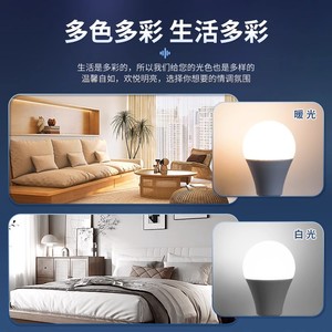 Bombilla LED con Base E27, Pantalla de PC, Ahorro de Energía, Iluminación para el Hogar - Product Image 5