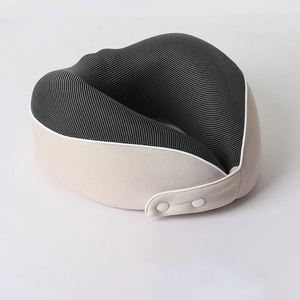 Almohadas portátiles de viaje ajustables para reposacabezas, almohada portátil en forma de U de espuma viscoelástica para aliviar la presión del cuello - Product Image 5