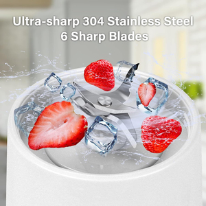 Licuadora Portátil de 500 ml, Recargable por USB, Motor de Corriente Continua, Cuchilla de Acero Inoxidable, para Batidos, para el Hogar, Viajes, Gimnasio, Aire Libre - Product Image 3