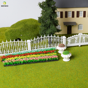 Plantes de modèle de grappe de fleurs miniatures artificielles de 10mm pour la disposition du Train ferroviaire/fabrication de modèles de bricolage/paysage de table de sable/Diorama - Product Image 6