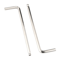 Clés Allen hexagonales en acier trempé sur mesure, forme en L, extrémités sphériques, galvanisées, 1,5 mm, 2 mm, 3 mm, 5 mm, 6 mm, 10 mm, 1/2 pouce