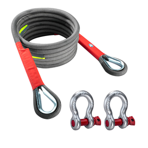 <span class=keywords><strong>Corde</strong></span> de secours pour camping en plein air, 18/25/35 tonnes, avec boucle en acier en forme de U, <span class=keywords><strong>corde</strong></span> en polyester, <span class=keywords><strong>corde</strong></span> de <span class=keywords><strong>traction</strong></span> - Product Image 1