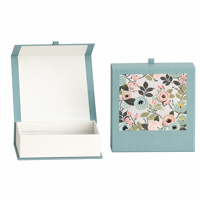 Boîte cadeau rigide en forme de livre avec fermeture magnétique pour bijoux, écologique et recyclable, impression quadricolore, logo personnalisé