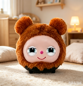 Nuevo Altavoz de la Serie de Peluches <span class=keywords><strong>Raab</strong></span> con Tacto Facial, 8 Modos de Video, Altavoz Bluetooth con Cambio de Color - Product Image 3