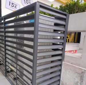 Hiện đại Châu Âu cửa sổ <span class=keywords><strong>Louvre</strong></span> Vent lưới tản nhiệt ngang cửa chớp không khí <span class=keywords><strong>Louvre</strong></span> cho bên ngoài khách sạn kho thông gió sơn tĩnh điện - Product Image 5