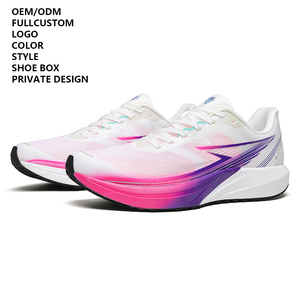 Chaussures de course athlétiques de performance avec plaque de propulsion en nylon, respirantes et ultra-légères pour marathon, unisexe - Product Image 1