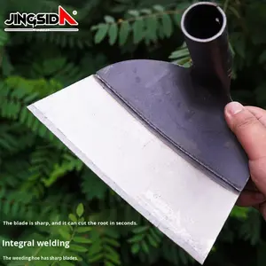 Jingsida Vorkvormig Hout Handvat Mangaan Staal Schoffel Wieden Gereedschap Voor Thuis Tuinieren Multifunctioneel Voor Wieden Graven 1 Jaar - Product Image 1