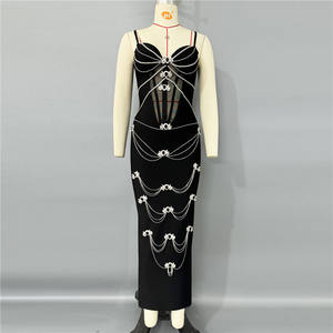 Robe midi en satin respirant Loveda, nouvelle collection, couleur unie, asymétrique à une épaule, coupe ajustée, pour femme, idéale pour les soirées estivales. - Product Image 1