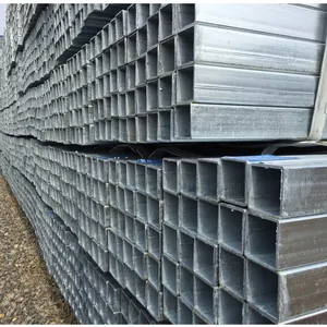 Tubular Square Steel Pipe Pre Galvanized Steel Seamless Pipe For Construction