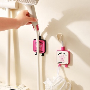 Colorful Adhesive Wall Mounted Handheld <b>Shower</b> <b>Head</b> <b>Bracket</b> <b>Shower</b> B Racket <b>Head</b> Hook Holder Adjustable for Bathroom - Product Image 6
