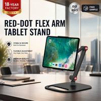 Support de téléphone portable de bureau en métal rotatif à 360° de qualité supérieure, support de tablette réglable et stable multi-angles pour bureau professionnel OEM ODM