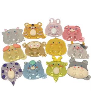 ขนาดใหญ่ส่องสว่าง Zodiac เด็ก Flatback เรซิ่น Charm อุปกรณ์เสริม DIY ครีมกาวโทรศัพท์มือถือผมตู้เย็นสติกเกอร์ขายร้อน - Product Image 1