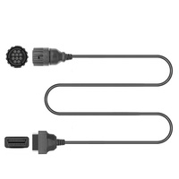 Cable de diagnóstico OBD II de MOQ bajo personalizado al por mayor para coches universales 1 año de garantía 12-24V cobre puro