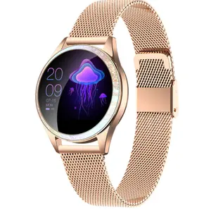 2020优质智能手表KW20，带WearHeart应用心率血压计智能手表，适合女性