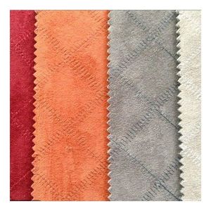 <span class=keywords><strong>Tissu</strong></span> d'<span class=keywords><strong>ameublement</strong></span> jacquard en suède warp 100 % polyester, économique, pour vêtements, sièges de voiture et canapés - Product Image 5