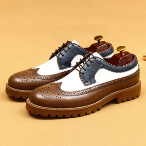 Luxury British Style <b>Men</b> <b>Dress</b> Shoes Oxford Genuine Leather <b>Men's</b> Business Shoes Big Size Office Shoes - Product Image 2